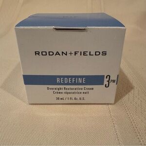 Rodan + Fields REDEFINE Overnight Restorative Cream 3 PM New Sealed Box 1oz